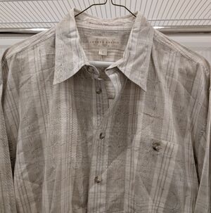 Joseph Abboud Cream Button Down Shirt